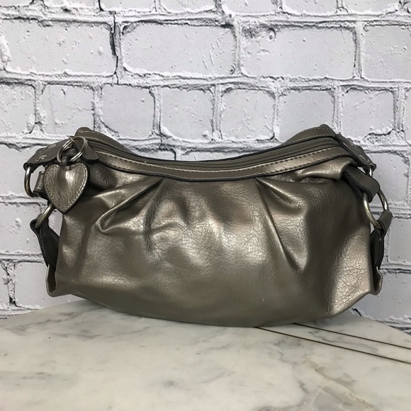 Rosetti Classic Retro Style Shoulder Bag Women’s Silver Fox Hand Held Purse - Picture 1 of 11